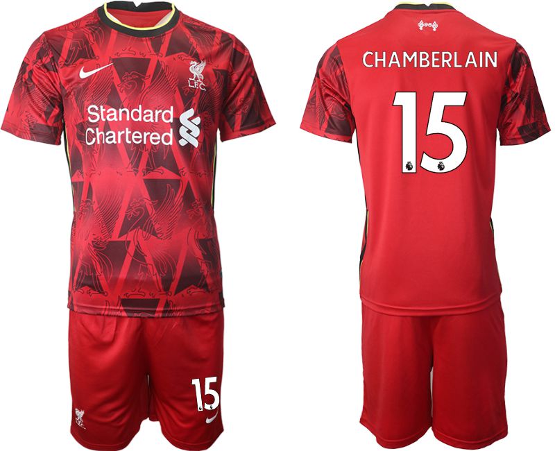 Men 2021-2022 Club Liverpool home red #15 Nike Soccer Jersey